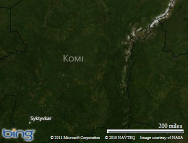 Komi Natural Reserve Which Hosts Pechoro-Ilychsky  
