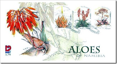 Stamps On Aloes By Namibia Post