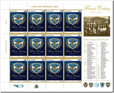 Stamps Of 100 Years of Brescia Calcio