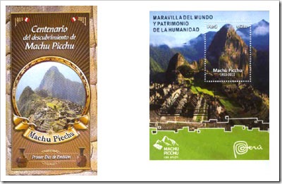 First Day Cover For The Stamp On Machu Picchu World Heritage Site