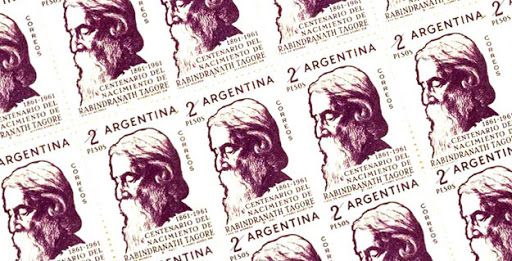 Rabindranath Tagore Stamps Of Argentina