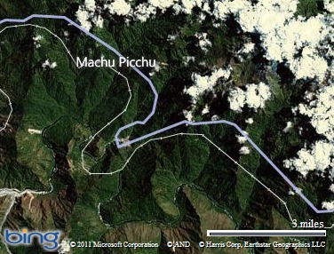 Clickable Aerial Map Of Machu Pichhu Released By Peru Post In World Heritage Stamp Series