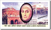 Indian Postage Stamp On Mary Ward Loreto Institutions