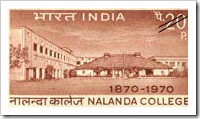 Stamp Of India On Nalanda College