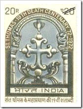 Indian Stamp On 19th Death Centenary Of St.Thomas