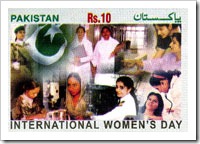 Stamp From Pakistan International Women’s Day