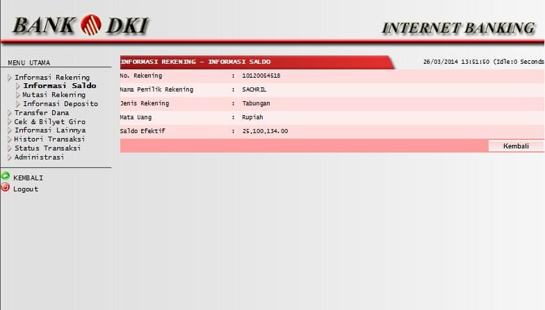 Cara Mengetahui Nomor Rekening Bank DKI